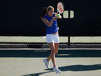 Duke was no match for the No. 9 Gators, who recorded their 74th consecutive regular season home victory over the No. 6 Blue Devils Sunday, 7-0.