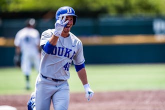 RJ Schreck hit three home runs in Duke's 14-6 rout of Wright State.