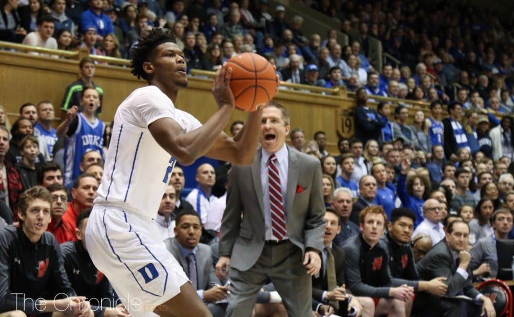 <p>If Cam Reddish gets more open looks in transition, it will open up the floor against Notre Dame.</p>
