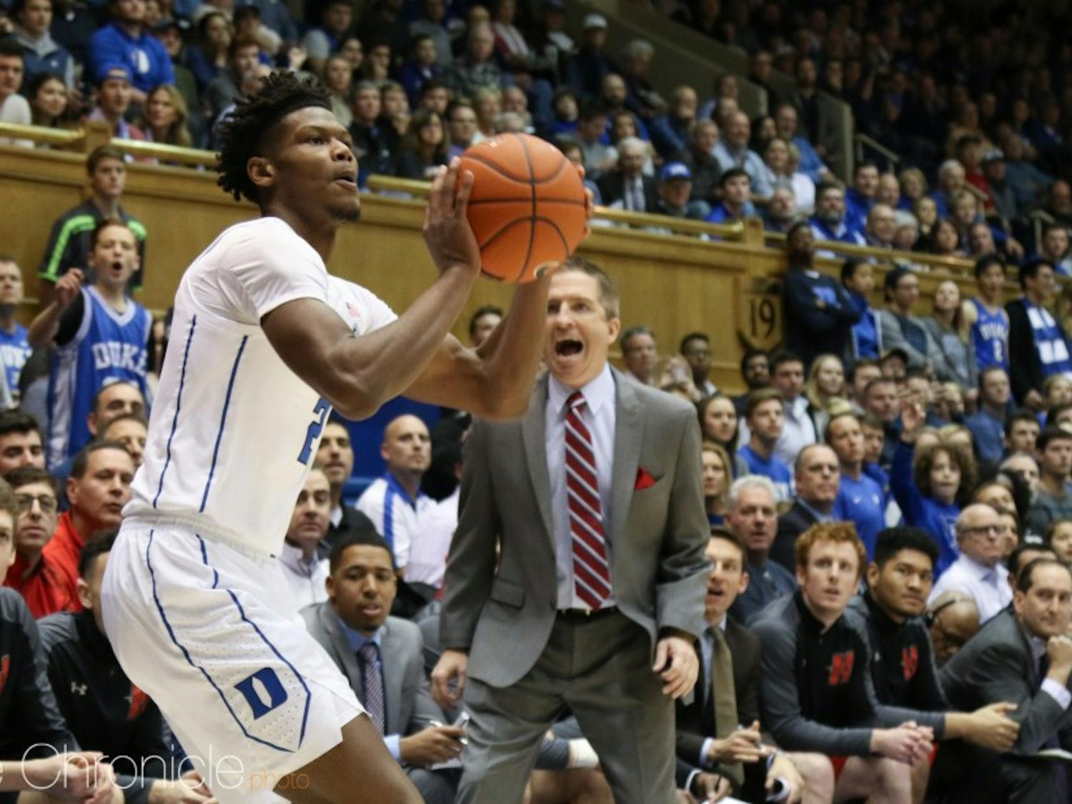 If Cam Reddish gets more open looks in transition, it will open up the floor against Notre Dame.