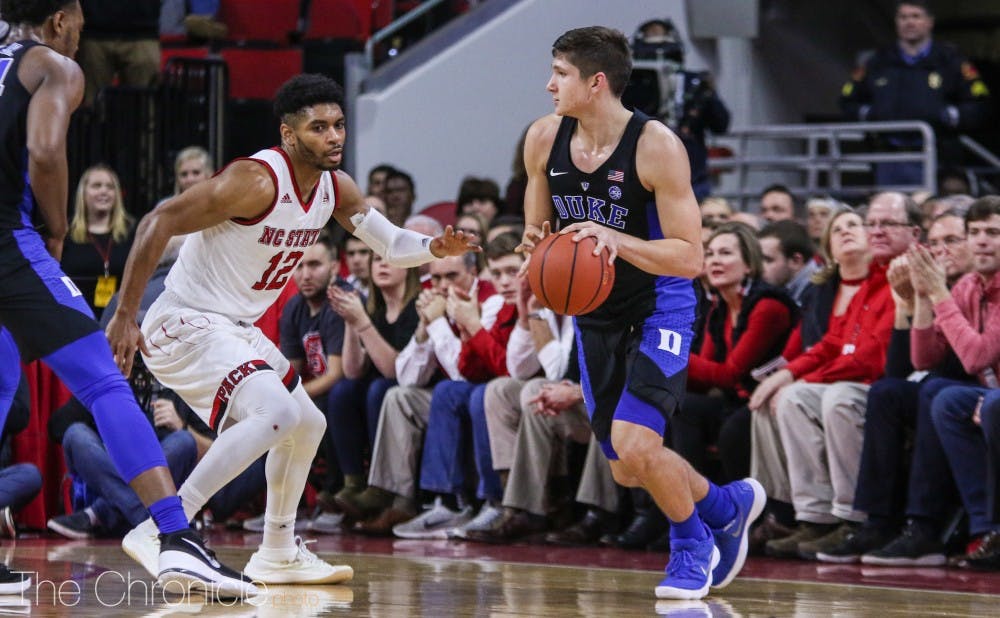 Grayson Allen scored just eight points against N.C. State and is shooting 33 percent from the field in conference play.
