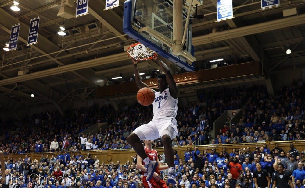 The Blue Devils turned on the jets in the second half against Hartford.