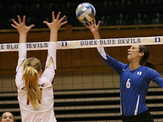 Megan Hendrickson and the rest of the Blue Devils will face their nearby rivals this weekend.