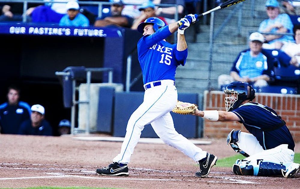 Mike Rosenfeld keyed Duke’s season-opening win against No. 13 Florida, going 3-for-5 with a double and triple.