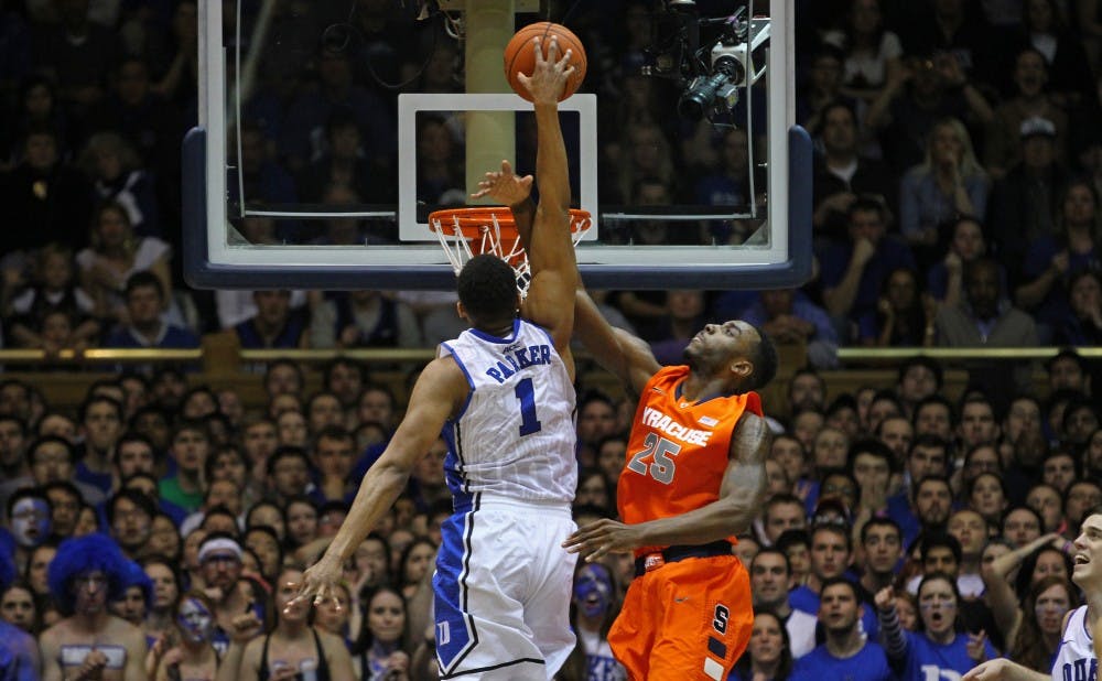 Jabari Parker's aggressive drives to the basket helped get Syracuse's big men in foul trouble in the rematch.