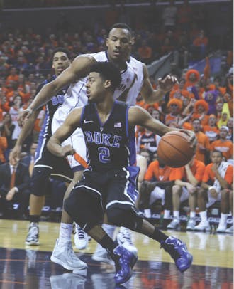 Senior Quinn Cook is coming off a 15-point performance in Duke’s upset of then-No. 2 Virginia and will look to stay hot against Georgia Tech.