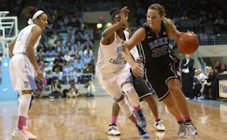 Senior Tricia Liston helped to claw Duke back into the game after allowing a 20-0 run before the Blue Devils ultimately succumbed to the Tar Heels.