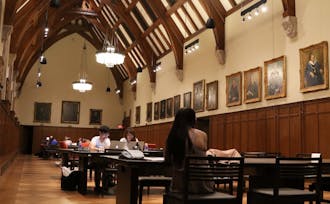 Part of the Rubenstein Library renovations included enhancing the study space in the Gothic Reading Room on the second floor.