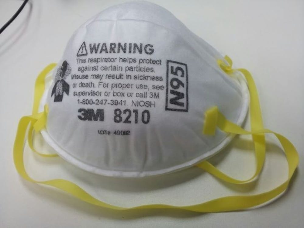 An N95 mask.