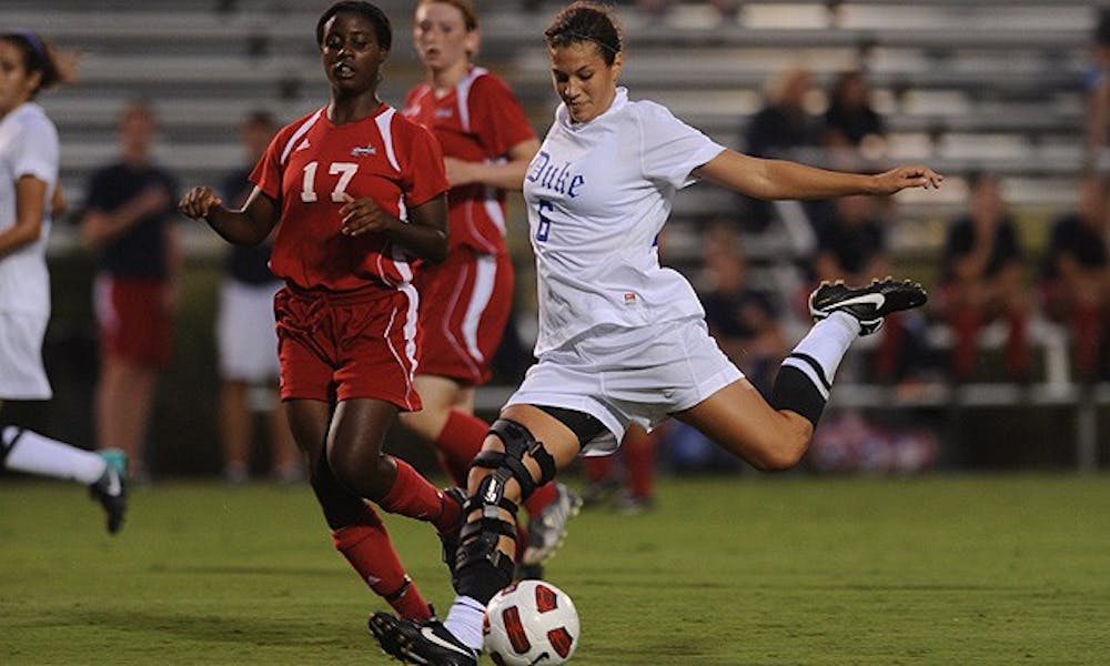 Redshirt-freshman Callie Simpkins sealed Duke’s win over Virginia Tech with a goal in the 68th minute.
