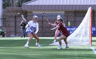 Kelci Smesko had two goals to lead the way for Duke, but the Blue Devils went scoreless for more than 30 minutes Thursday in a loss to Elon.