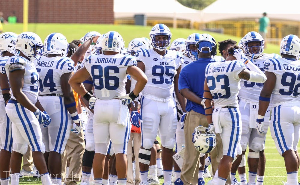 The Blue Devils' defense will need to be aggressive against Virginia Tech Saturday.