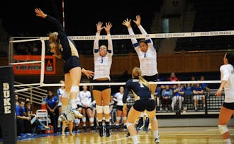 Senior Kelsey Williams notched a staggering 40 assists in Sunday’s sweep of conference foe Miami.