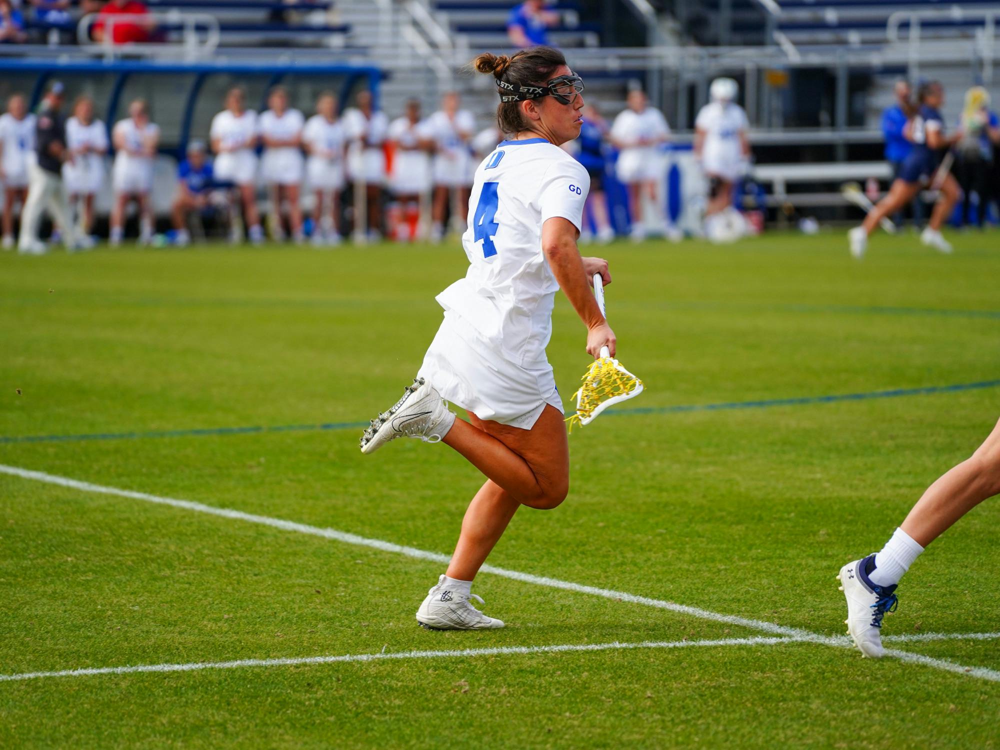 Duke women's lacrosse drops thirdstraight with backandforth loss to