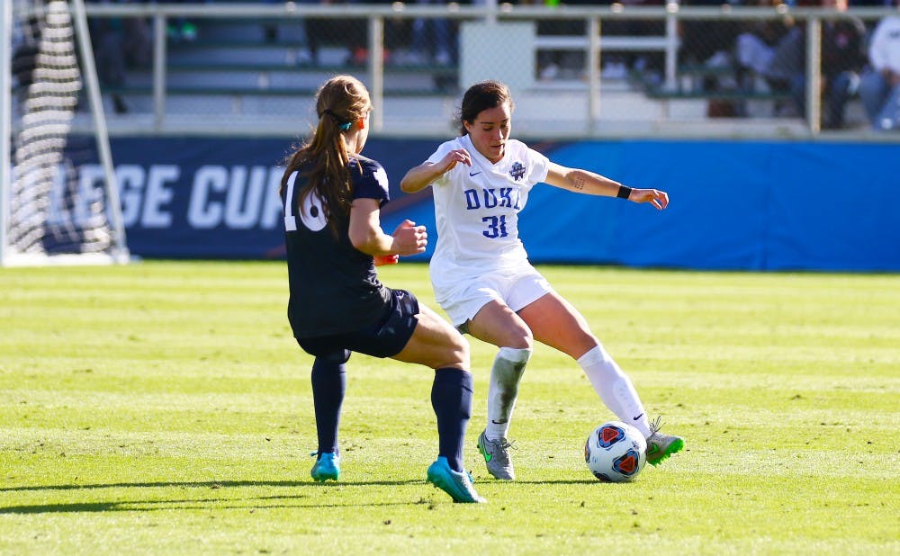 <p>Senior co-captain&nbsp;Christina Gibbons is competing with the U-23 national team this summer and will return to lead a deep Duke team in the fall.&nbsp;</p>