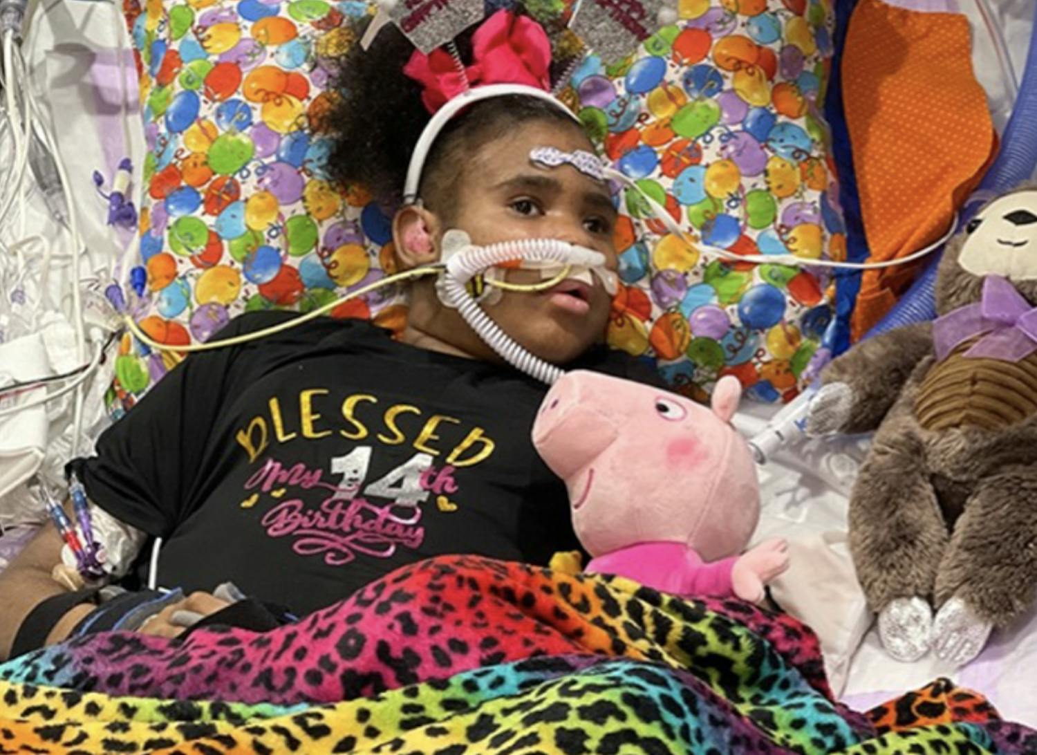 Jaynzra “Nae” Rice was hospitalized at Duke earlier this year with breathing difficulties and received a left ventricle assist device that helps the heart pump.