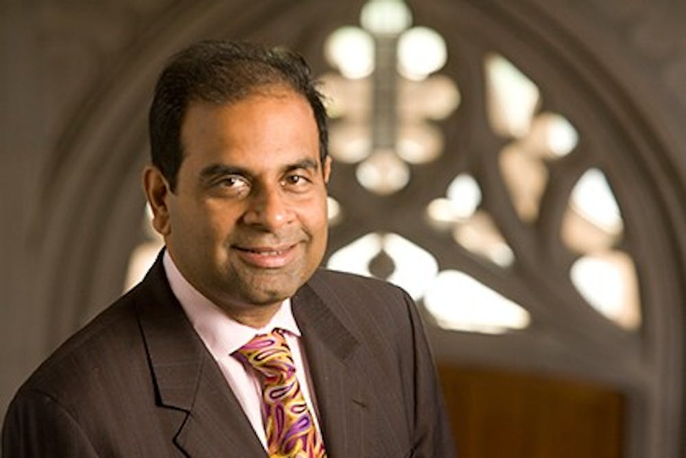 <p>Srinivas Aravamudan was a professor of English and former dean of the humanities.</p>