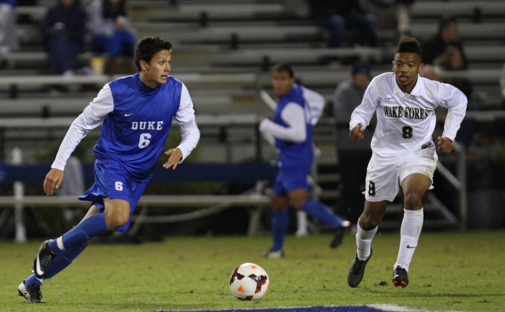 Sean Davis got the scoring started for the Blue Devils with a 30-yard strike on a free kick as the Duke offense continued to roll in its second exhibition game.