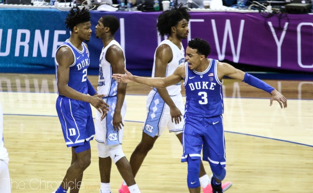 <p>Duke defeated North Carolina in the this season's third installment of the rivalry. Will there be a fourth?</p>