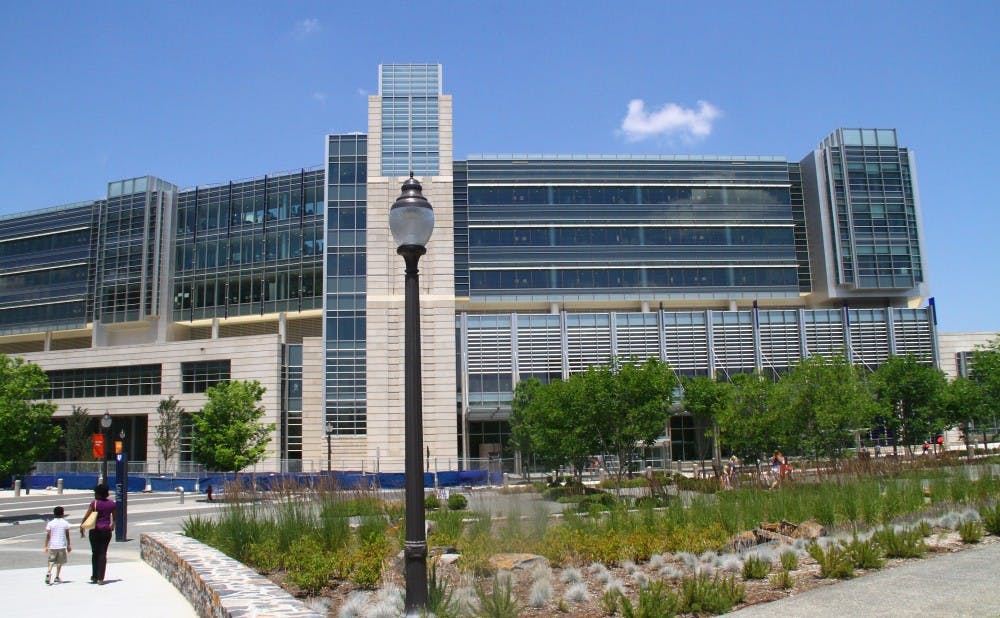 Blake Wilson serves as the co-director of the Duke Hearing Center, which is housed within Duke Hospital, pictured above, and is home to research and development of treatments for hearing loss.