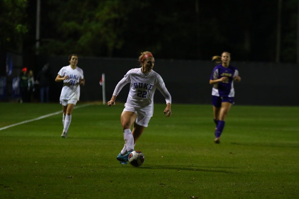 Redshirt sophomore Malinda Allen's first goal of the season broke a scoreless deadlock Friday afternoon to send the Blue Devils past Florida Gulf Coast and onto the Sweet 16.