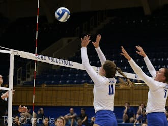 Leah Meyer has emerged as a consistent blocker for the Blue Devils.