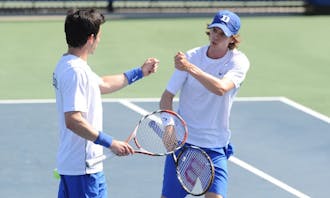 Reid Carleton and Henrique Cunha became the all-time winningest doubles team in Duke history on Friday.