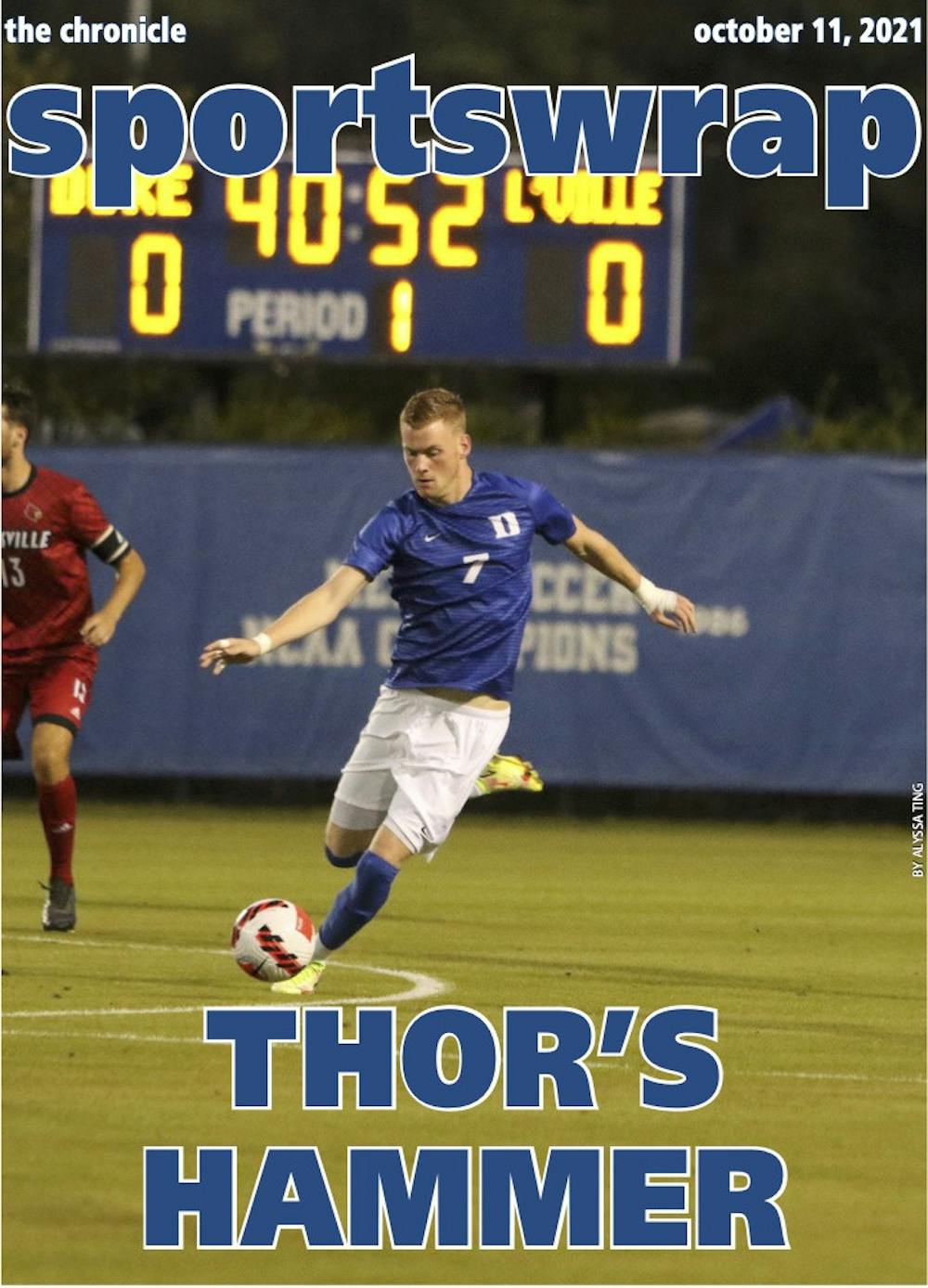 Duke men's soccer Thorleifur Ulfarsson has scored seven goals the last four games.