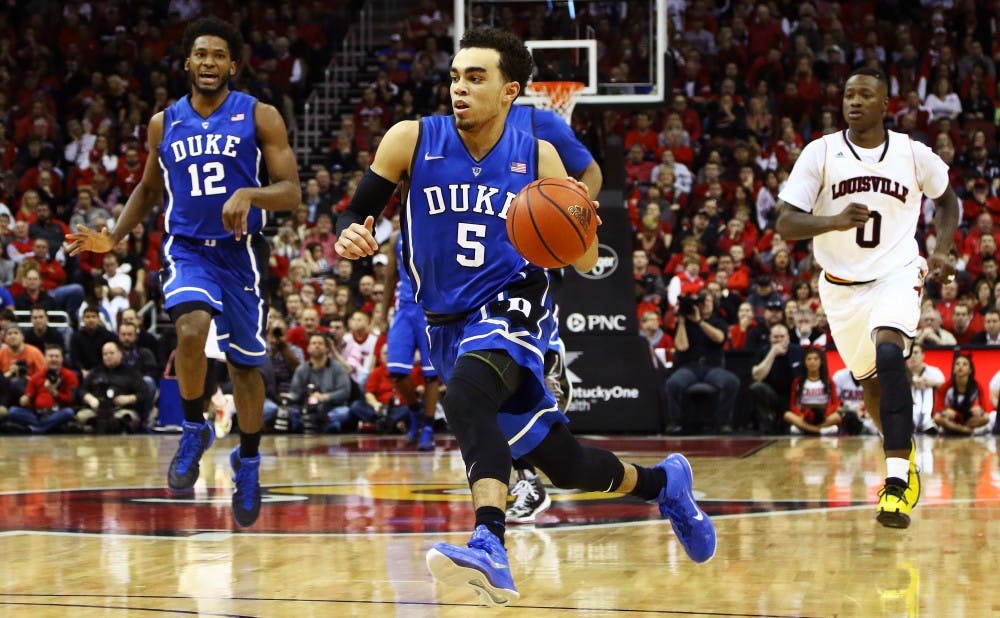 Point guard Tyus Jones is expected to be drafted in the middle stages of the first round Thursday night.