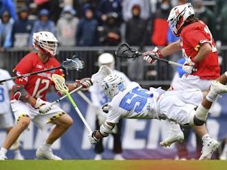 Despite Jake Naso's rise this season, the Blue Devils went just 10-for-22 on faceoffs in their 14-5 loss to Maryland.