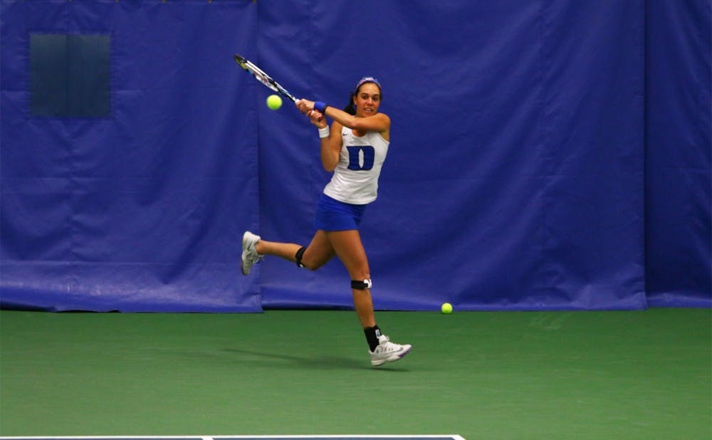 Senior Beatrice Capra will take on North Carolina for the last time in the regular season Tuesday afternoon, and will likely have to face off against the No. 1 singles player in the nation in the Tar Heels’ Hayley Carter.