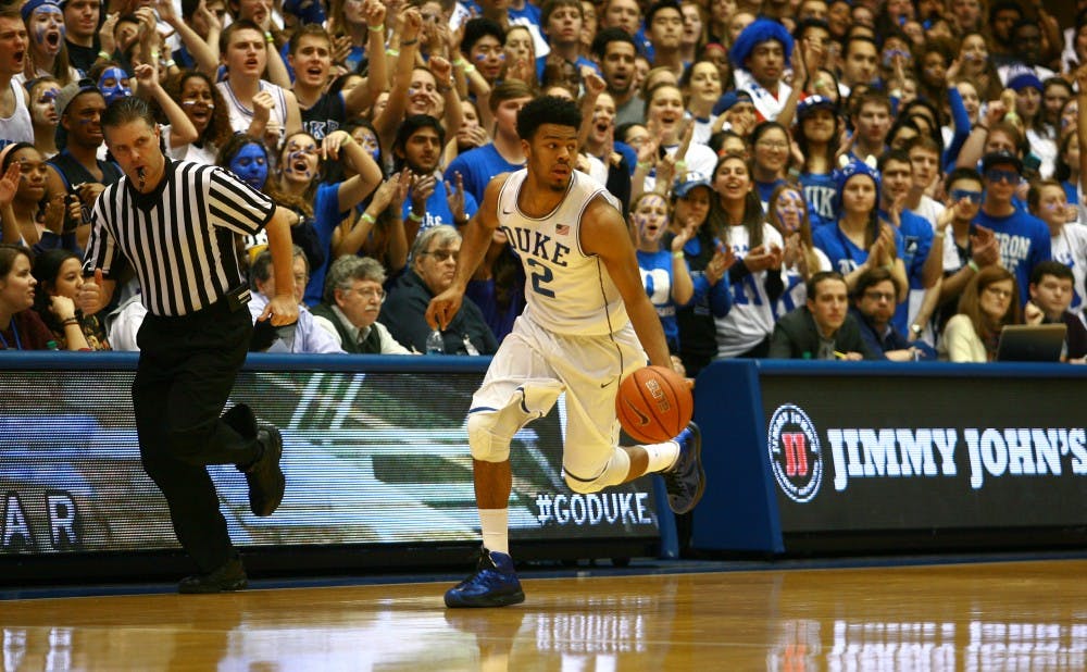 Senior Quinn Cook powered the Blue Devils to victory Wednesday, as his 17 points—all coming in the second half—led all scorers.