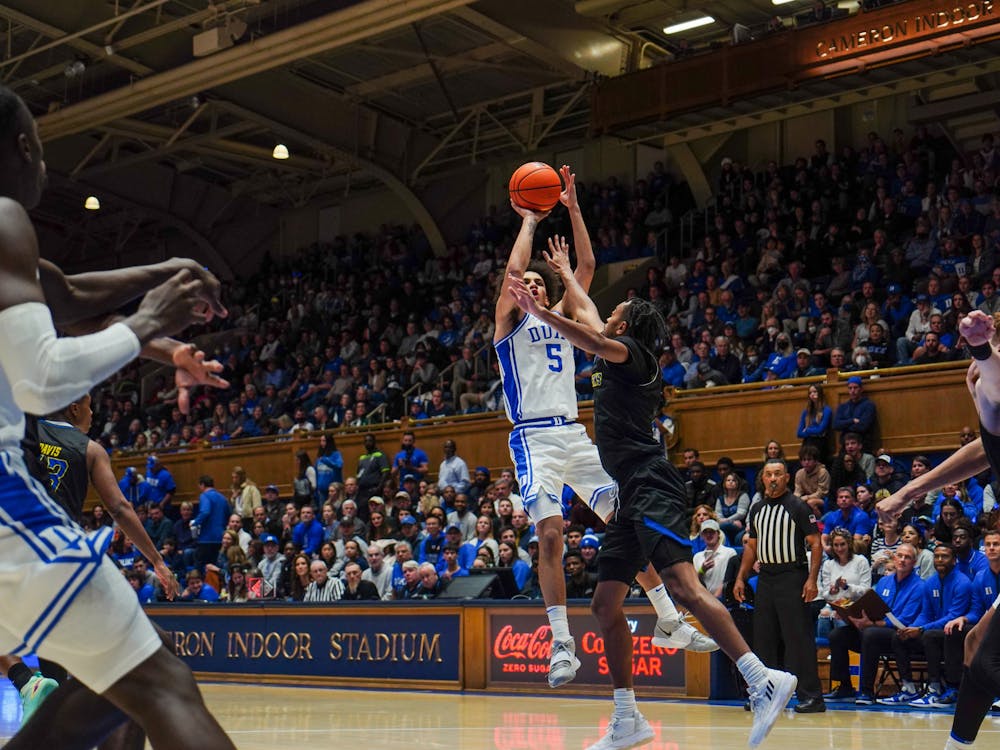 Tyrese Proctor earned a double-double with 13 points and 10 rebounds last night in Duke men's basketball's demolition of Delaware. 