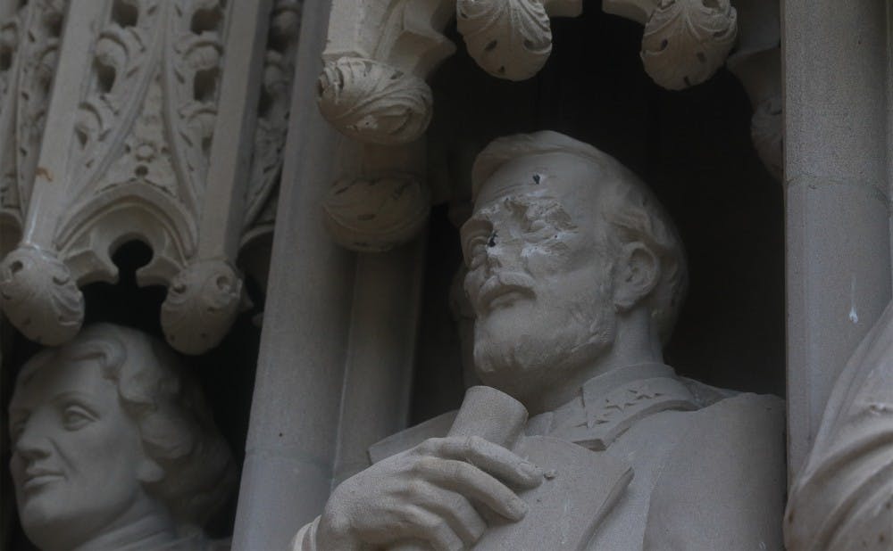 Administrators discovered damage to the Chapel's statue of Confederate Gen. Robert E. Lee early Friday morning.&nbsp;