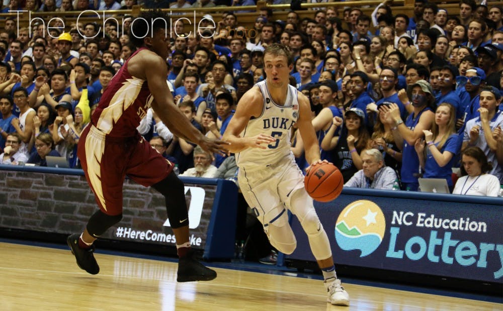 Sophomore Luke Kennard came on late to finish with 17 points, including several game-sealing free throws.&nbsp;