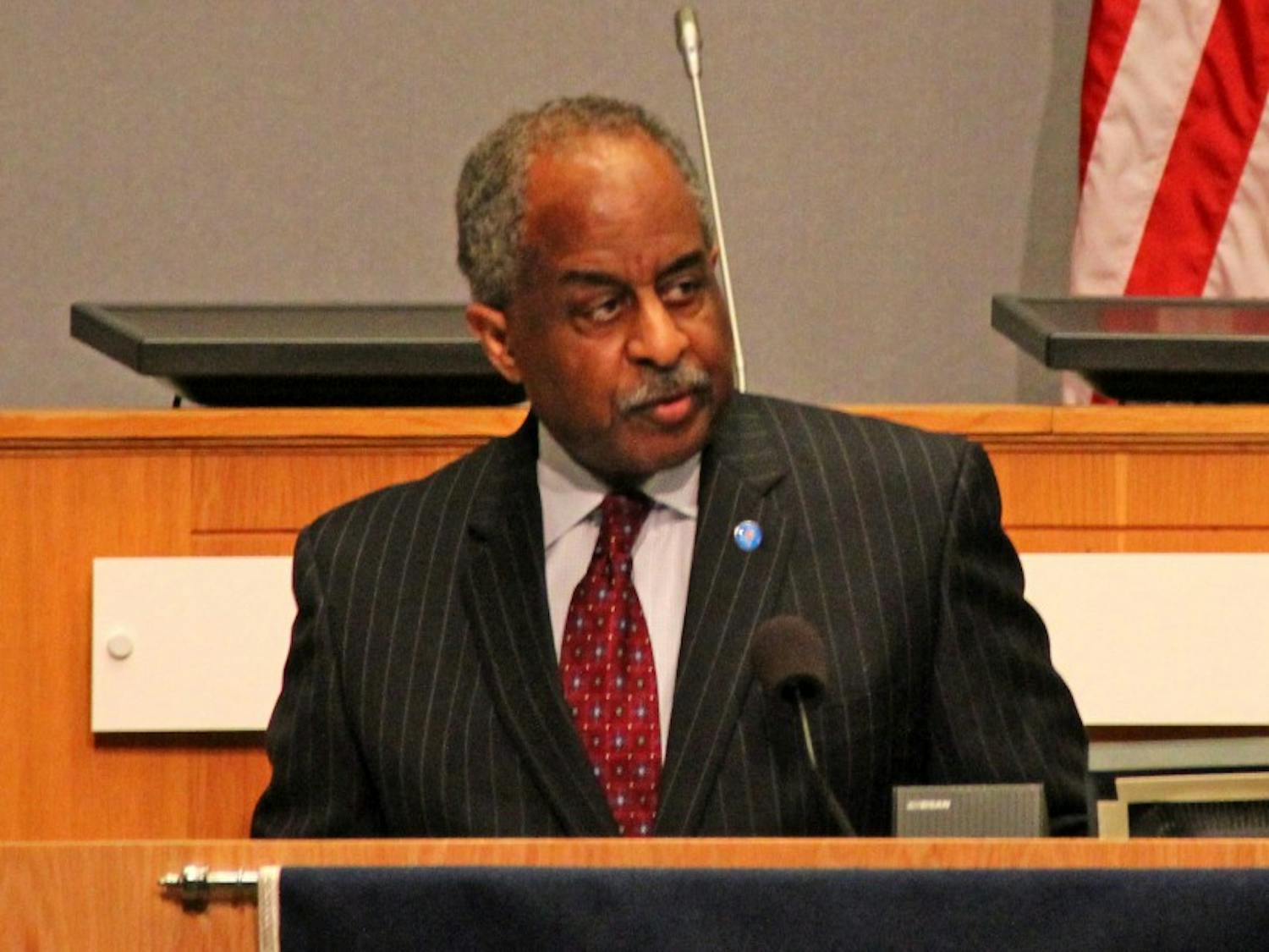 Mayor Bill Bell discussed his vision for Durham is he were to be reelected Tuesday.