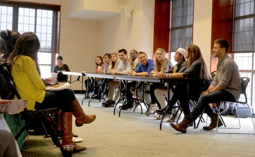 LGBTQ students discussed their experiences in the greek community.