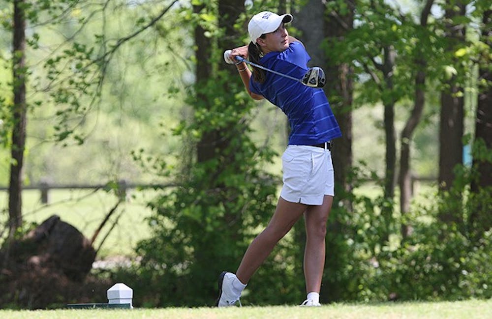 Lindy Duncan turned in a strong performance for the Blue Devils, who finished sixth this weekend.