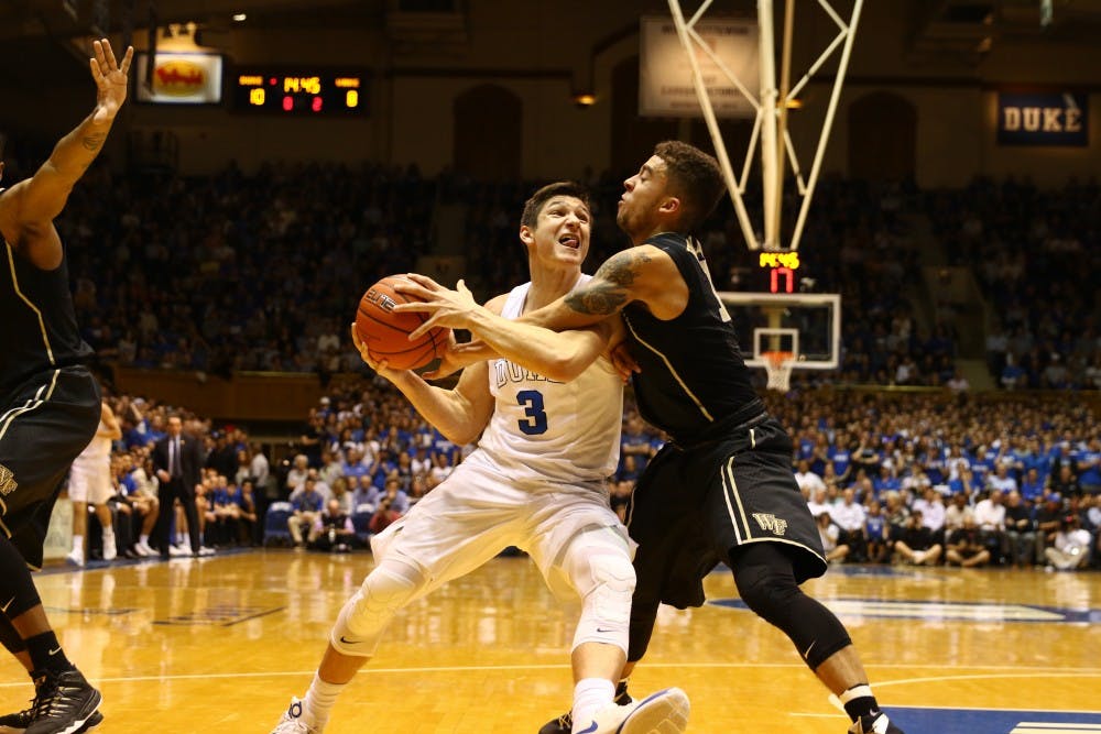 Sophomore Grayson Allen scored 20 of his 30 points in the second half, eclipsing the 30-point threshold for the fourth time this season.