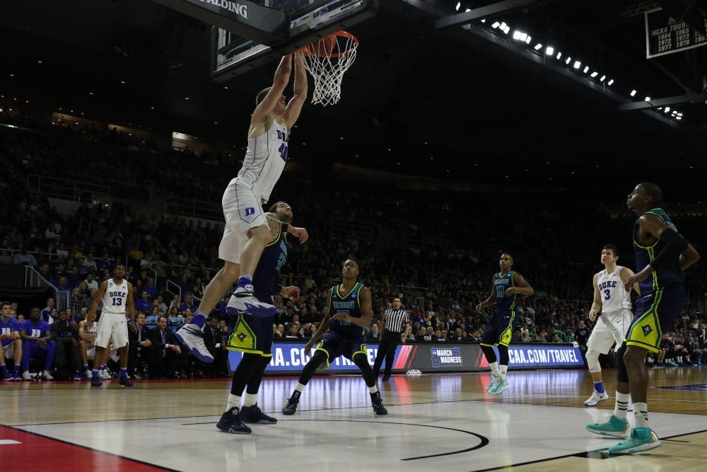 Marshall Plumlee scored a career-high 23 points Thursday, with 19 of them coming in the second half.