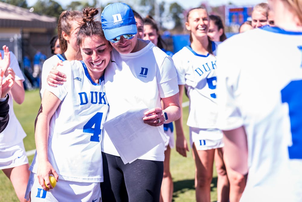 Sophomore Katie DeSimone reached a significant milestone in Duke's win against Virginia.