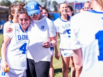 Sophomore Katie DeSimone reached a significant milestone in Duke's win against Virginia.
