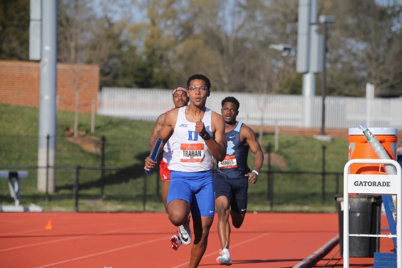 Duke track and field continues growth in 4x100meter relays in record