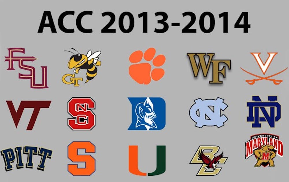 Syracuse, Pittsburgh and Notre Dame are the three newest members of the 15-team ACC.