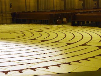On Tuesday March 5, members of the community can walk the path of the Duke Chapel labyrinth. The 40-ft. circle's journey, meant for contemplation and reflection, takes 30 minutes to one hour.