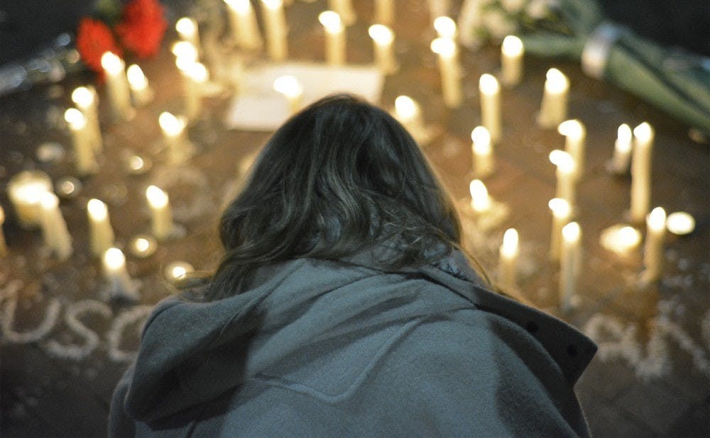 In 2015, a vigil was held for the three students who were killed.