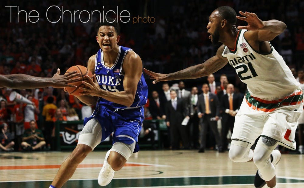 Frank Jackson went on a personal 7-0 run to tie the game at 39 with 8:42 remaining, finishing with 16 points.&nbsp;&nbsp;