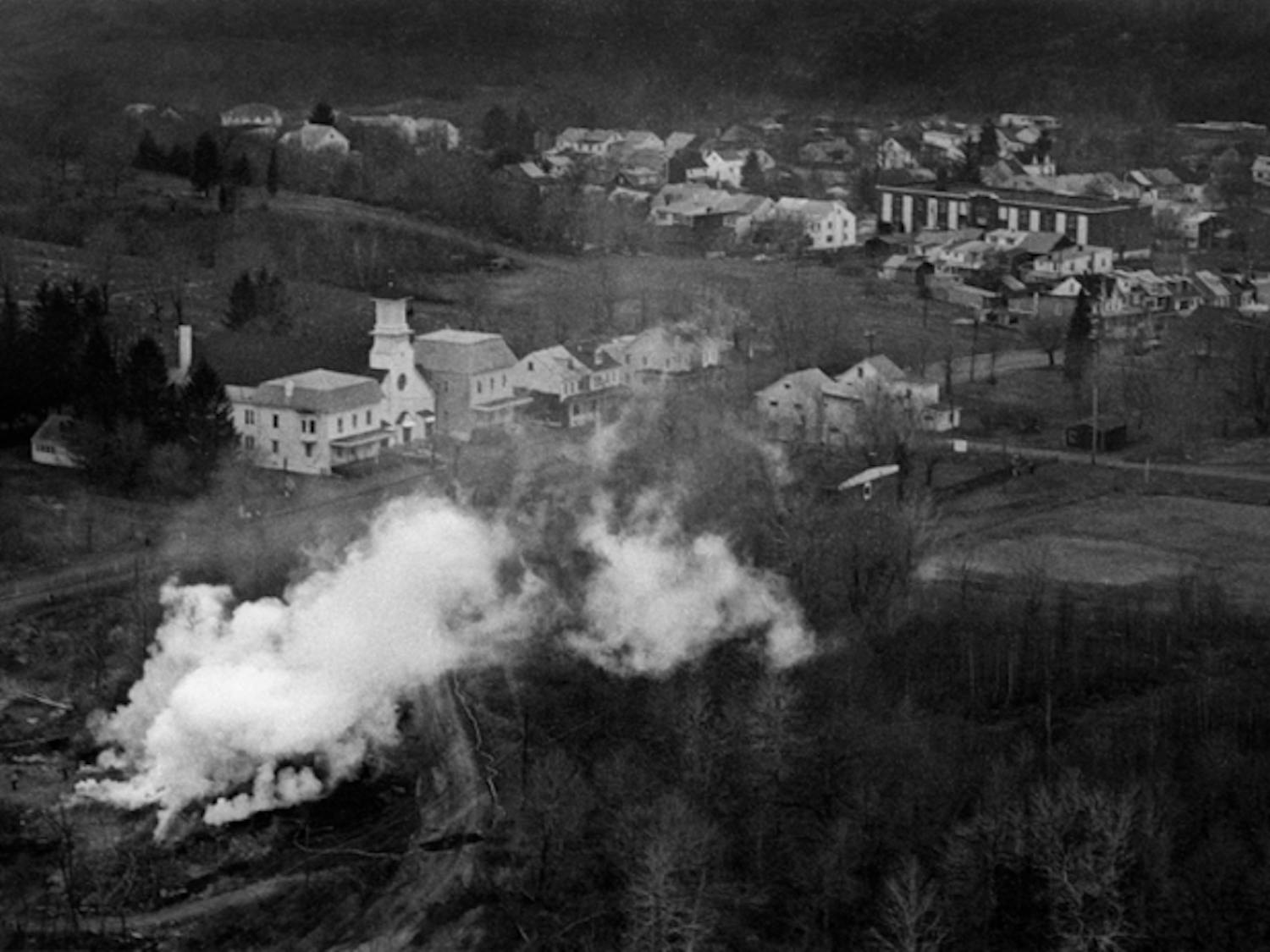 Renée Jacobs’s “Slow Burn: A Photodocument of Centralia, Pennsylvania” is currently on display at the Rubenstein Library. 