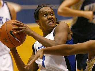 Chelsea Hopkins helped Duke to a crushing victory over Wingate in the team’s one and only exhibition game.