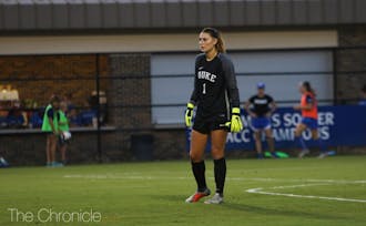 Goalkeeper Brooke Heinsohn is the anchor of a Duke defense that has shut out six opponents in its first nine games of 2018.